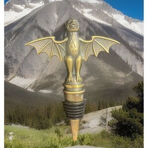 Disney Parks ✨Exclusive Haunted Mansion Gargoyle Bat Wine Bottle Stopper